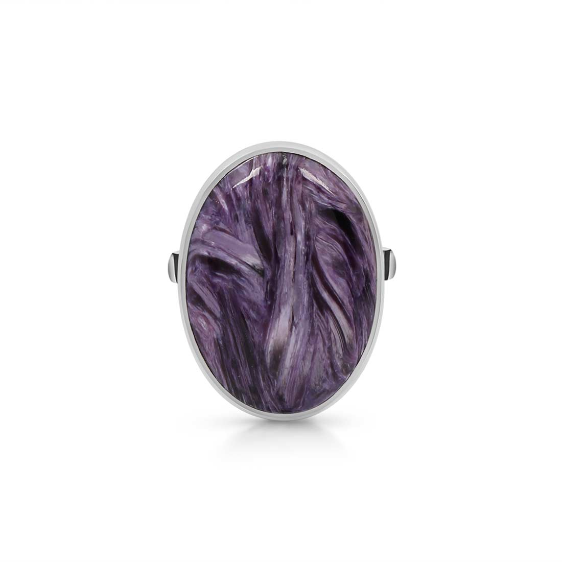 Charoite Adjustable Ring-(CHR-R-71.)